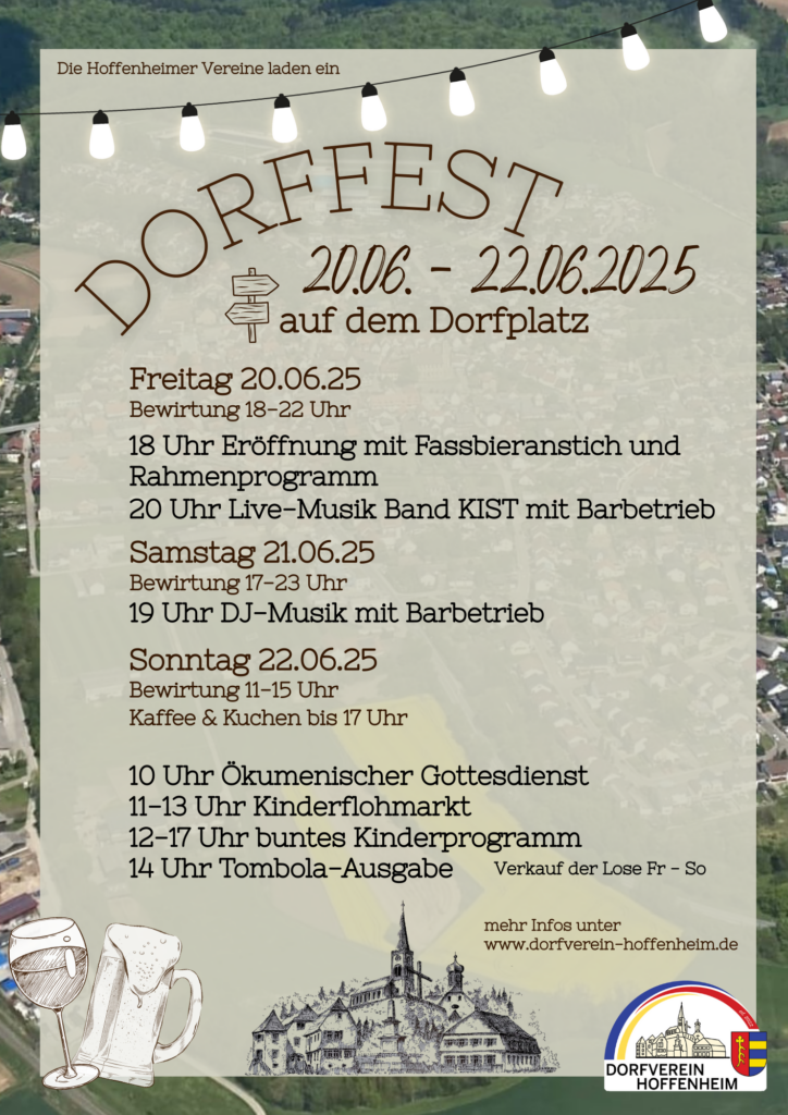Dorffest 2025 Plakat